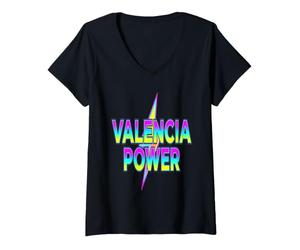 Mujer Camiseta Orgulloso De Ser Valenciano Valencia Poder Camiseta Cuello V