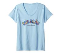 Mujer Camiseta para fanáticos del fútbol Curazao Forca Korsou Curazao 2026 Camiseta Cuello V