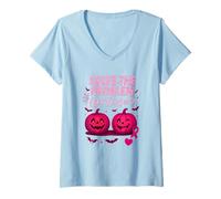 Mujer Camiseta Solve The Problem 9x7+4 Meme 6 7 We Wear Pink Camiseta Cuello V