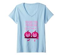 Mujer Camiseta Solve The Problem 9x7+4 Meme 6 7 We Wear Pink Camiseta Cuello V