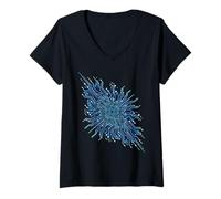 Mujer Camisetas de Cine de Ciencia ficción para Hombre, CPU Camiseta Cuello V