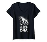 Mujer Camisetas hip-hop para hombres y mujeres Camiseta Cuello V