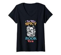 Mujer Camisetas In My Spicy Book Era - Lector de romance oscuro, Love Smut Camiseta Cuello V