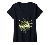 Mujer Camo Football Drip Life Style Camiseta Cuello V