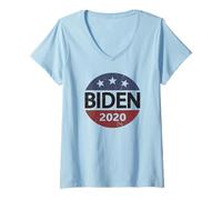Mujer Campaign Merch Retro Vintage Joe Biden For President 2020 Camiseta Cuello V