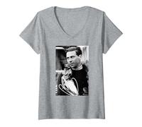 Mujer Campeón del Mundo Jim Clark GP Indianapolis 500 Racing Driver Camiseta Cuello V