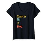 Mujer Cancer Is A Hoe Funny Quotes Sarcastic Adult Humor Graphic Camiseta Cuello V