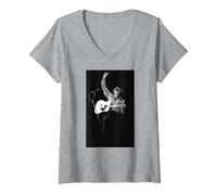 Mujer Canción en Vivo de Neil Diamond Sung Blue Singer 1984 Camiseta Cuello V