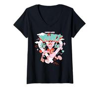 Mujer Candy Land Valentine's Day Mint To Be Mr Mint Candy Cane Man Camiseta Cuello V