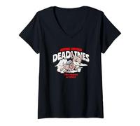Mujer Canguro de café en café cafeína & La cafeína me Despierta Camiseta Cuello V