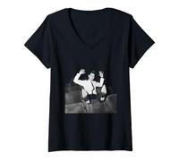 Mujer Cantante Cliff Richard En Londres Palladium Aladdin Pantomima Camiseta Cuello V