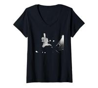Mujer Cantante De Hard Rock En Directo 1979 Camiseta Cuello V