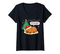 Mujer Capybara Official Sleep Pajamas Nightgown SleepyCapy Camiseta Cuello V