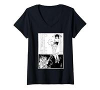 Mujer Carátula de álbum S/T de Aubrey Beardsley de Humble Pie Camiseta Cuello V