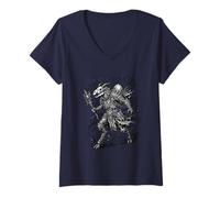 Mujer Caravana de Medianoche del Caos Vuall Camiseta Cuello V