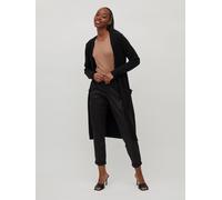VILA VIRIL Long L/S Knit Cardigan-Noos Suéter, Black, XXL para Mujer