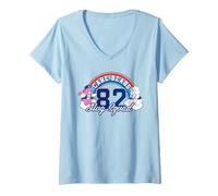Mujer Care Bears 4th of July Hug Squad 82 Rainbow Camiseta Cuello V