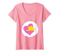 Mujer Care Bears Baby Hugs Bear Belly Camiseta Cuello V