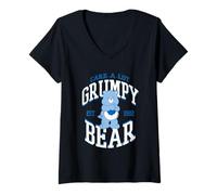 Mujer Care Bears Care A Lot Grumpy Bear EST 1982 Camiseta Cuello V