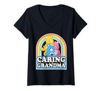 Mujer Care Bears Caring Grandma Camiseta Cuello V