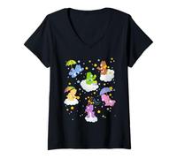 Mujer Care Bears Catch a Falling Star Camiseta Cuello V
