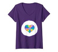 Mujer Care Bears Cousins Noble Heart Horse Belly Camiseta Cuello V