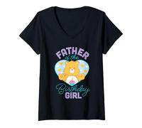 Mujer Care Bears Father of The Birthday Girl Camiseta Cuello V