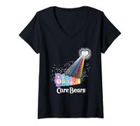 Mujer Care Bears Heart Shine Down Bears Camiseta Cuello V
