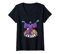 Mujer Care Bears Rebels No Heart, Shreeky and Beastly Camiseta Cuello V