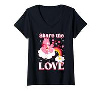 Mujer Care Bears Share The Love Camiseta Cuello V