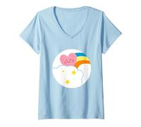 Mujer Care Bears: Unlock The Magic Bashful Heart Bear Belly Camiseta Cuello V