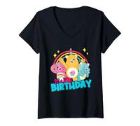 Mujer Care Bears: Unlock The Magic It's My Birthday Camiseta Cuello V