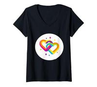 Mujer Care Bears: Unlock The Magic Magic Heart Bear Belly Camiseta Cuello V