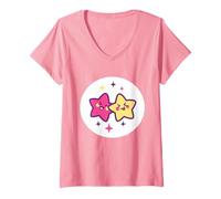 Mujer Care Bears: Unlock The Magic Silly Star Bear Belly Camiseta Cuello V