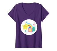 Mujer Care Bears: Unlock The Magic Surprise Bear Belly Camiseta Cuello V