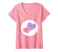 Mujer Care Bears: Unlock The Magic Sweet Messages Bear Belly Camiseta Cuello V
