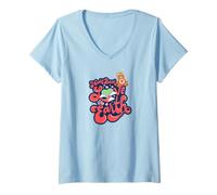 Mujer Care Bears: Unlock The Magic Tenderheart Love The Earth Lite Camiseta Cuello V