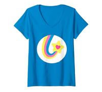 Mujer Care Bears: Unlock The Magic Thanks A Lot Bear Belly Camiseta Cuello V