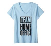 Mujer Carga De Afiliados Negocios En Línea Marketing De Afiliación Camiseta Cuello V