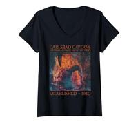 Mujer Carlsbad Caverns National Park | New Mexico Camiseta Cuello V