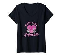 Mujer Carrito de Golf Princess Camiseta Cuello V