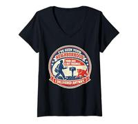 Mujer Cartero Divertido He Visto a tu Perro Camiseta Cuello V