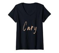Mujer Cary North Carolina Vintage diseño Elegante Camiseta Cuello V