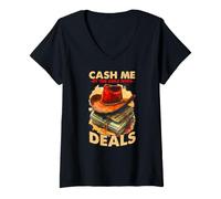 Mujer Cash ME by The Aisle with Deals Camiseta Cuello V