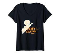 Mujer Casper Happy Haunting Camiseta Cuello V