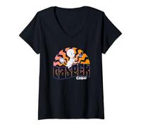 Mujer Casper The Friendly Ghost Psychedelic Waves Camiseta Cuello V