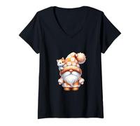 Mujer Cat Owner Must Haves For Cat Grandpa Life With Cute Kitten Camiseta Cuello V