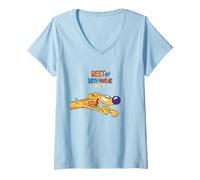 Mujer Catdog Best of Both Worlds Classic Dog Character Camiseta Cuello V