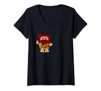 Mujer Cavernícola Camiseta Cuello V