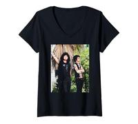 Mujer Cedric & Omar Mars Volta Jazz Rock Latino por Andy Willsher Camiseta Cuello V
